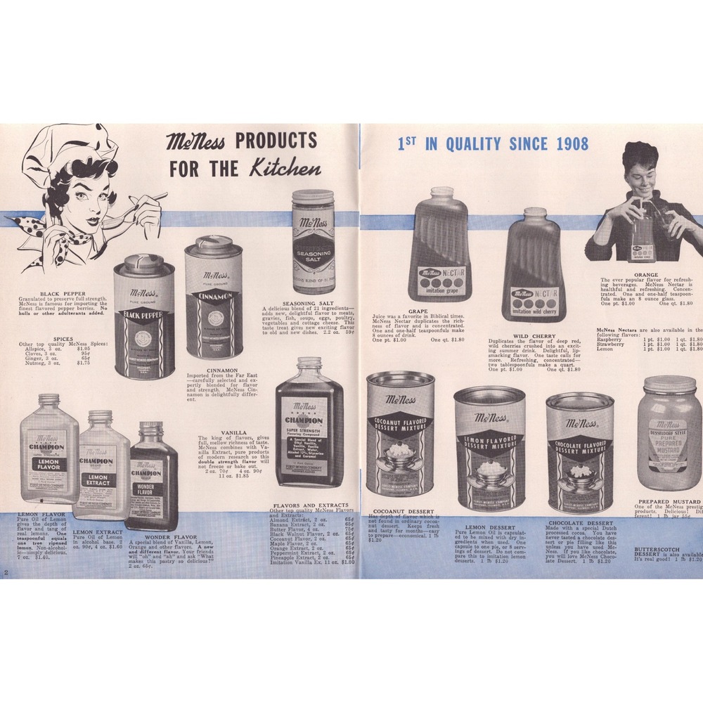 Vtg McNess Distinctive Products Home & Family Catalog Furst-McNess Freeport IL - Picture 3 of 3